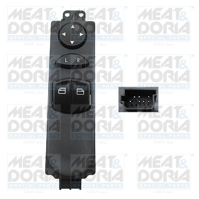 Switch, window regulator